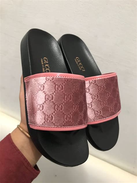 chancla gucci|sandalias gucci de mujer.